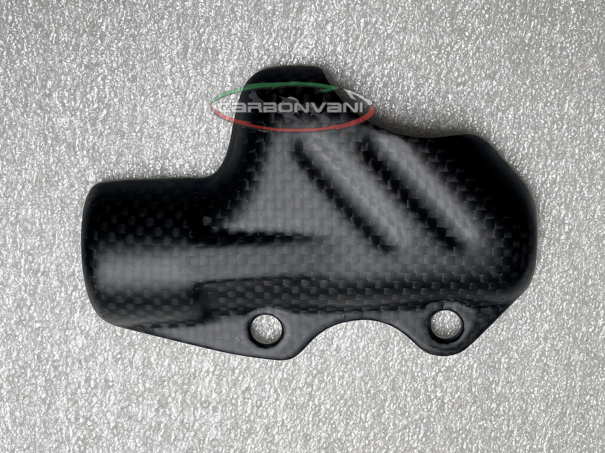 Carbonvani - Ducati Panigale / Streetfighter V4 / S / R / Speciale Carbon Fiber Rear Brake Master Cylinder Protector Carbonvani - Ducati Panigale / Streetfighter V4 / S / R / Speciale Carbon Fiber Rear Brake Master Cylinder Protector